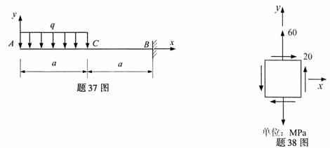 全国2007年10月高等教育自学考试工程力学(一)试题(图9)